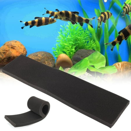 5Pcs Bio Sponge Filter Media Pad, Cut-to-fit Foam for Aquarium Fish Pond Reef Canister