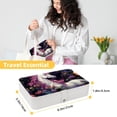 thumbnail image 5 of Unicorn Jewelry Organizer Box: PU Leather, with Removable Compartment, Portable - Jewelry Box and Organizer Box, 5 of 6