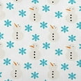 thumbnail image 2 of 20" x 14" Simply Daisy Snow Men In Snowstorm Polyester Indoor/Outdoor Pillow, Turquoise Qty 1, 2 of 3