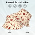 thumbnail image 2 of Balery Red Wine Sombreros para el sol para hombre y mujer, sombrero de pescador con UPF 50+, 2 of 6