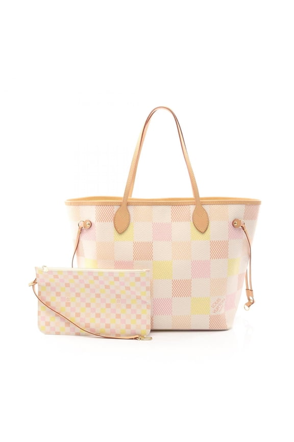 Pre-Owned Louis Vuitton Neverfull MM Tote Bag, Coated Canvas and Leather, Damieric, Women's,...