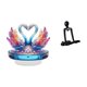 thumbnail image 1 of Estatua de escultura de cisne,Escultura de cisne para decoración del hogar Adorno de San Valentín,Estatua de ganso,figura acrílica,artesanía coleccionable,Figura de escritorio,Escultura, 1 of 8