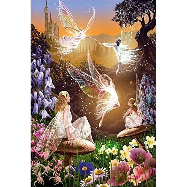 Pintura de diamante 5D DIY, kit completo de pintura de bordado de diamante 5D, pintura de punto de cruz con diamantes de imitación por números para decoración de adultos y niños