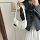 thumbnail image 2 of Bolso de mano con cremallera para mujer bolso de hombro bolso de hombro pequeño bolsos para axilas blanco FLhrweasw Nuevo, 2 of 8
