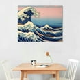 thumbnail image 2 of Nawypu Great Wave of Kanagawa Katsushika Hokusai Extra Large Modern Gallery Wrapped Giclee Canvas Prints Abstract Seascape Sea Artwork Pictures Paintings on Canvas Wall Art for Home Decor, 2 of 4