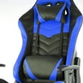 thumbnail image 5 of GameFitz  Pleather Gaming Chair in Black and Blue, 5 of 11
