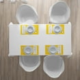 thumbnail image 3 of Ambesonne Vintage Yellow Place Mats Set of 4, Europe Spotty Design, Standard Size, Yellow and White, 3 of 3