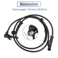 thumbnail image 3 of Sensor de velocidad de rueda ABS delantero izquierdo derecho No.4545F1 para Fiat Ducato 2006-2023 negro, 3 of 6