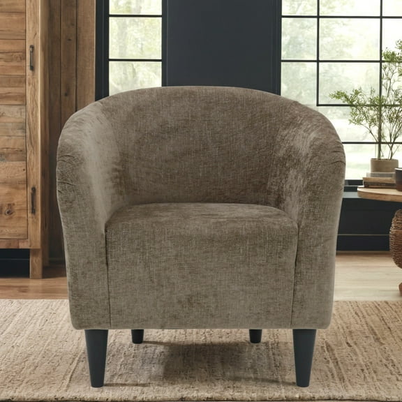 Mainstays Rolled Tub Acccent Chair, Saganaga Mink