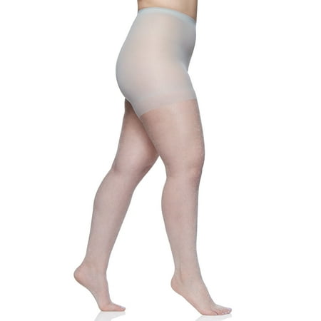 

Berkshire Ultra Sheer Control Top Pantyhose Sandalfoot Stockings Platinum 4412