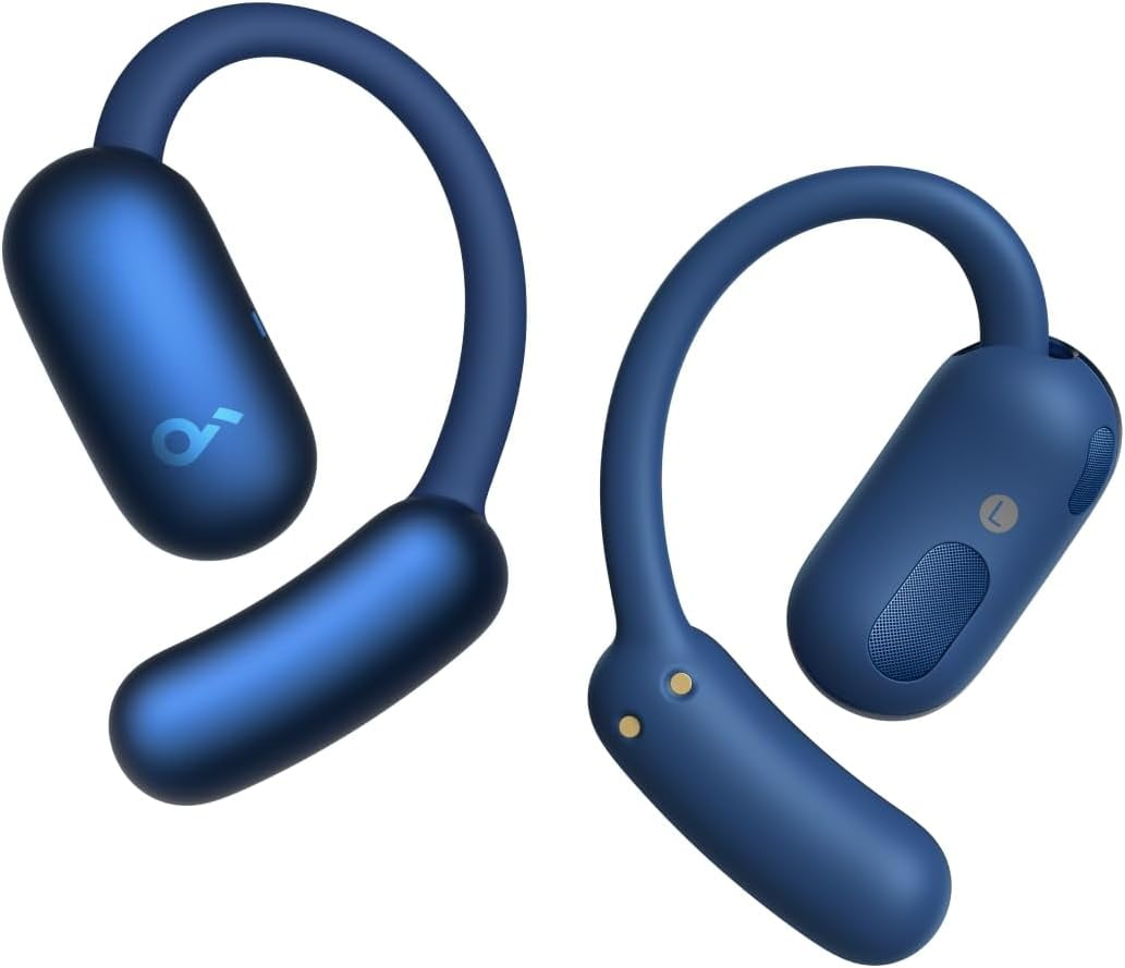 Restored Like New Soundcore AeroFit 2 by Anker, Open-Ear Headphones, Adjustable Ear Hooks, Snug Fit (Refurbished)