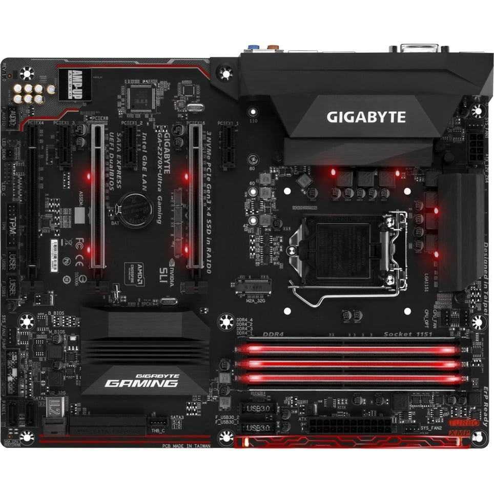 Gigabyte Ultra Durable GAZ270XUltra Gaming Desktop Motherboard, Intel