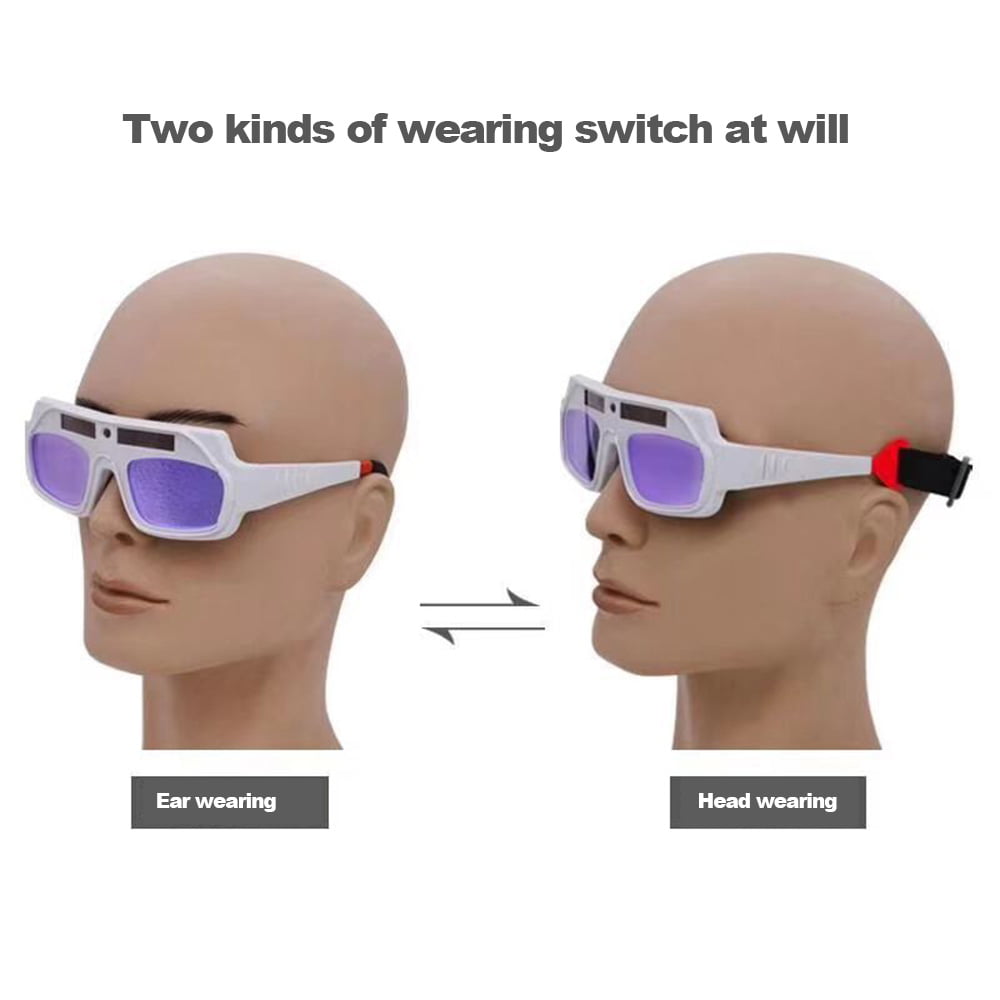 Automatic variable light electric welding glasses welders strong light and ultraviolet protective goggles 