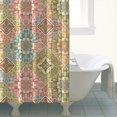 thumbnail image 4 of Pioneer Flower Floral Print Pattern Shower Curtain 72"x72", Bathroom Decorative Shower Curtain Set with 12 Hooks, Waterproof Washable, 4 of 6