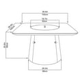 thumbnail image 3 of Table de foyer carrée Paramount Opus, 39 po, 3 of 7
