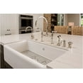 thumbnail image 2 of Shaw's Premium Seafood Lancaster Apron Front Single Bowl Fireclay Kitchen Sink White 33" X 18" X 10" External Dimensions, 2 of 7
