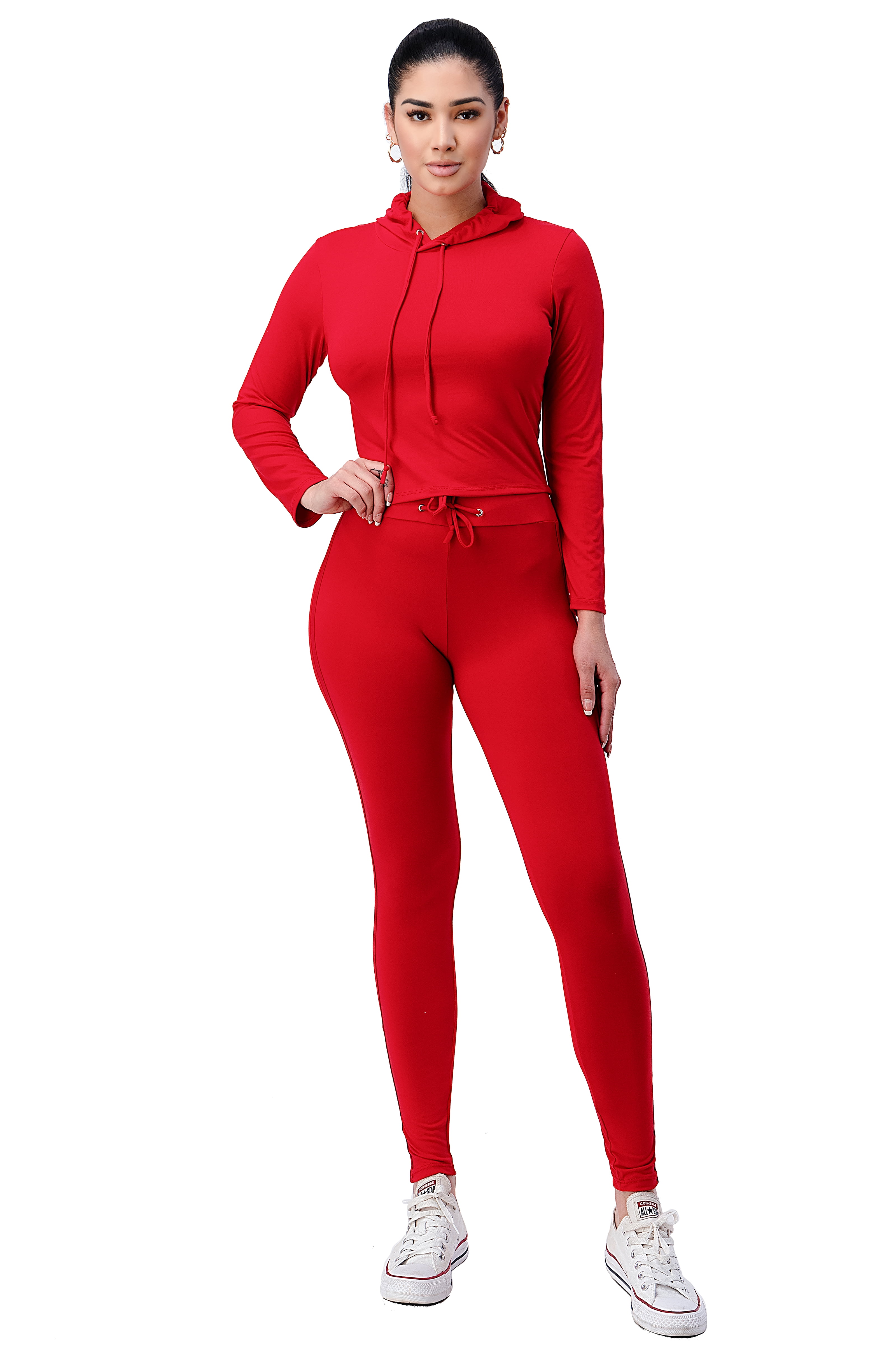 Women's Hoodie Top Legging Sweatshirt 