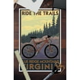 thumbnail image 3 of Blue Ridge Mountains, Virginia, Ride the Trails (12x18 Wall Art Poster, Room Decor), 3 of 3
