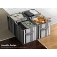 thumbnail image 4 of Sorbus Collapsible Fabric Cube Storage Bin (10.5" x 10.5"), Ombre Stripes, 4 of 6