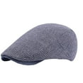 thumbnail image 2 of Xysaqa Men's Casual Flat Hat Newsboy Cotton Ivy Irish Hats Driving Cabbie Hunting Cap (1PC), 2 of 3