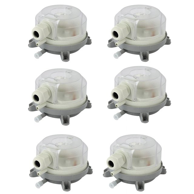 6X Air Differential Pressure Switch 50-500Pa Adjustable - Pressure Air Switch