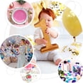 thumbnail image 5 of Efavormart 54 Grams Round Paper & Foil Metallic Table Confetti Dots, Balloon Confetti Decor - Pink | Hot Pink | Fuchsia, 5 of 10
