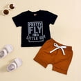 thumbnail image 2 of NIEWTR Toddler Boy Clothes Cartoon Spring Summer Short Sleeve T-Shirt and Shorts Kids Outfit Set 1T 2T 3T 4T 5T(3-6 Months), 2 of 6