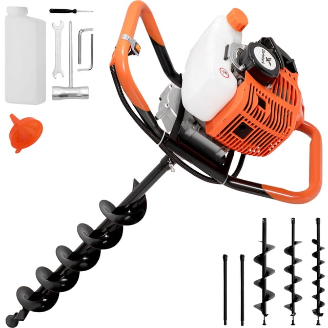 Motoperforadora Ahoyadora 3 Brocas 49cc 2.4hp 6500rpm Gutstark Home