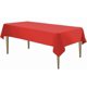 thumbnail image 1 of Red TableclothsDisposable Plastic Tablecloths for Rectangular Tables (Pack of 12)Premium plastic tablecloths for parties,outdoor 137.16 cm x 274.32 cm, 1 of 4