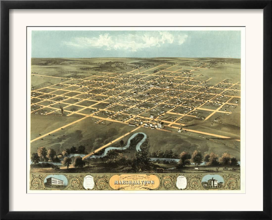 IOWA VINTAGE PANORAMIC MAPS COLLECTION ON CD