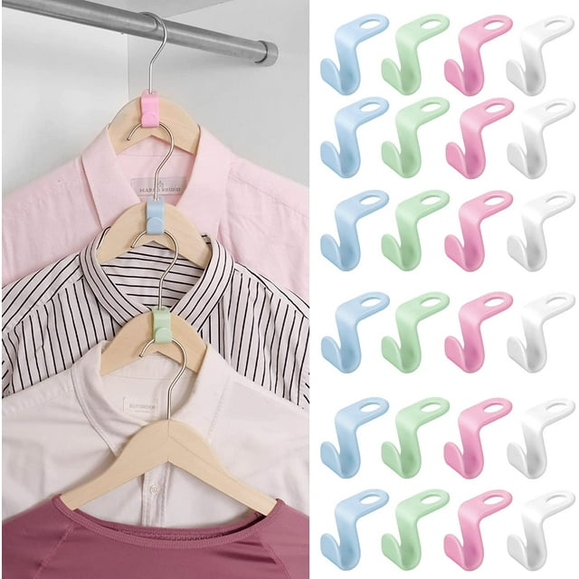 Clothes Hanger Connector Hooks, Cascading Hangers Hooks Space Saving