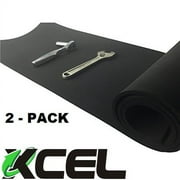 XCEL 2 Pack 59" x 12" x 1/2" Versatile Foam Craft Foam Cosplay Foam Neoprene Rubber Sheet Rolls Packing Sheets Gasket Rubber Foam Padding Versatile Applications