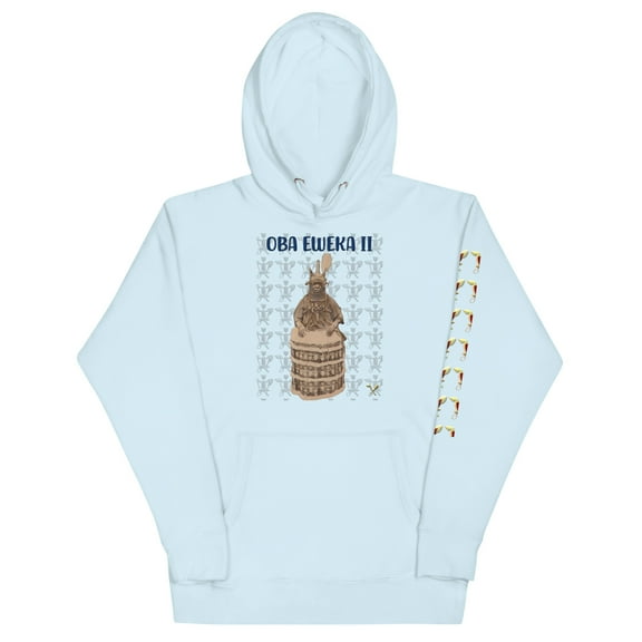 Oba Eweka II Unisex Hoodie - Sky Blue, L