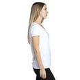 thumbnail image 3 of Ladies' Ultimate Short-Sleeve V-Neck T-Shirt - WHITE - S, 3 of 3