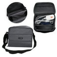 thumbnail image 3 of Bolsa de almacenamiento organizador de diseños de compartimentos práctico gris para guardar respiradores y accesorios para viajes ANGGREK Otros, 3 of 8