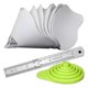 thumbnail image 1 of 60-Pack Paint Strainers with Paper Cone Filters & Silicone Funnel for Automotive Body Repairs, 1 of 5
