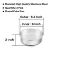 thumbnail image 2 of TeamFar 6 Inch Cake Pan, Round Smash Cake Pan Tier Baking Pans Set Stainless Steel, Fit in Pot Pres, 2 of 7