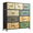 9 dressers, variant on edx Fabric Dresser with 7 Drawers, Retro Flower Design, Chest of Drawers with Sturdy Steel Frame, Wood Top for Bedroom, Living Room, Hallway