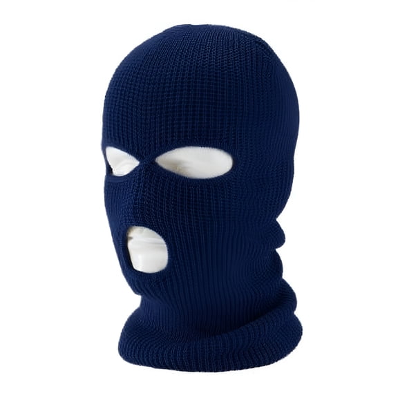 TELOLY Men Women 3 Holes Full Face Mask Balaclava Hat Cap Windproof Ski Mask