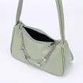 thumbnail image 4 of Bolsa Moda mujer mariposa cadena PU axila Casual pequeño (verde), 4 of 9