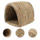 thumbnail image 1 of KALLORY 1Ud Casa Plegable Para Conejos Nido Tejido Natural Para Descanso Y Relajación, 1 of 6