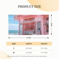 thumbnail image 5 of Salouo Pastel Pink Beach Cafe Pattern Holiday Banner Outside Party Decoration Banner (1PC) Festival Supplies Fit for Birthday Parties & Celebrations & Chrismas-Medium, 5 of 8
