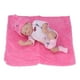 thumbnail image 3 of Muñeca bebé emulacional ayuda a los nuevos padres muñeca bebé recién nacida lavable de 10 pulgadas silicona con manta para Navidad, 3 of 8
