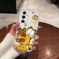 thumbnail image 1 of Cartoon The Garfields Shows 3D Wave Phone Case For Samsung Galaxy S24 S23 S21 S20 FE Plus Ultra 4G 5G Soft Silicone Back Cover, 1 of 7