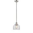 thumbnail image 3 of Innovations Lighting  Franklin Restoration Bell - 1 Light 8" Stem Hung Mini Pendant Clear/Polished Nickel, 3 of 5