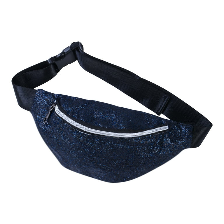 Inevnen Bling Sequins Fanny Waist Pack Glitter Shoulder Chest Bag with Adjustable Belt for Women Girl Walmart