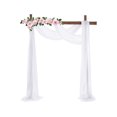 thumbnail image 1 of Maoww Polyester Mariage Arc Drape Réutilisable Intérieur Salon Extérieur Engagement Fête Fête Toile de Fond Rideau, 1 of 5