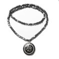 thumbnail image 1 of Medallion Necklace Islamic Jewelry Men Allah Pendant Necklace Muslim Gift, 1 of 5