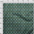 thumbnail image 2 of oneOone Polyester Lycra Fabric Check Kasuri Print Sewing Fabric BTY 56 Inch Wide, 2 of 4