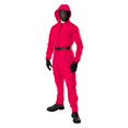thumbnail image 1 of Bristol Novelty - Disfraz The Gamer Suit para Adultos Unisex (Rojo, Negro), 1 of 3